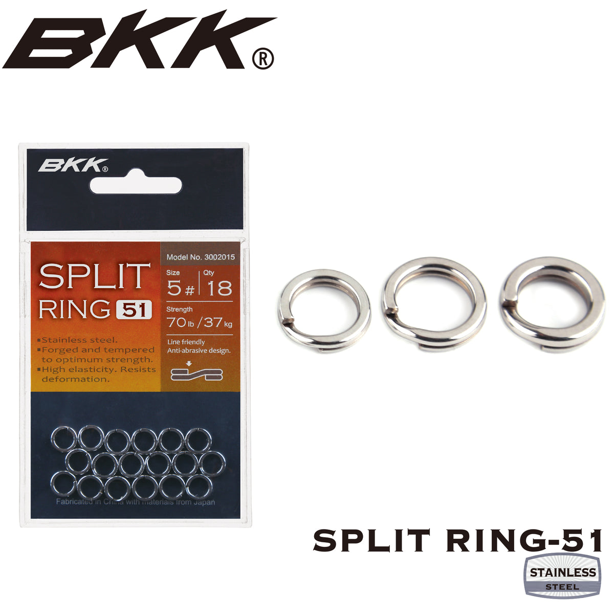 スプリットリング51 BKK SPRIT RING 51 – AMBERJACK : Offshore