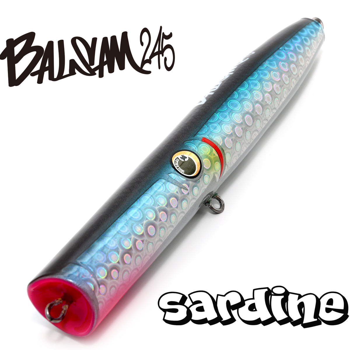 バルサム245 / 225 バルサウッド製スリムポッパー イゾラブルー BALSAM