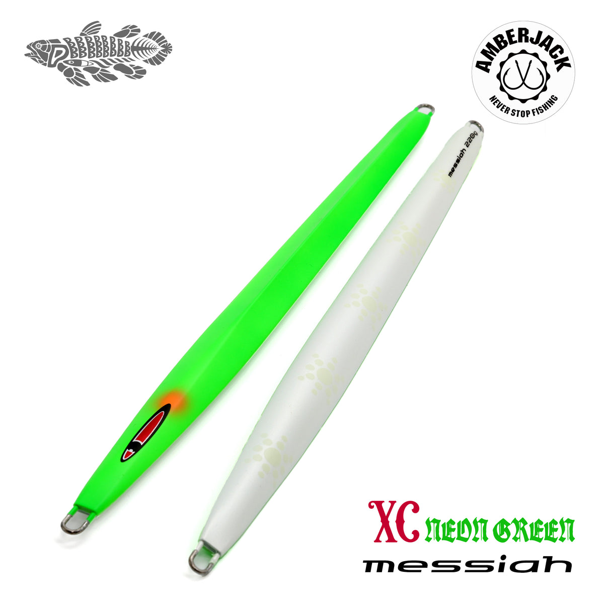 メサイア XCマットネオングリーン / 裏パールノクチルカグロー シー