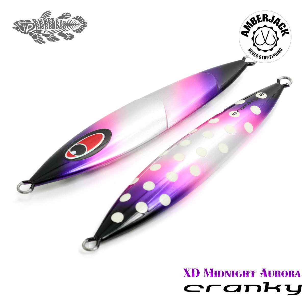 クランキー XDミッドナイトオーロラ / 裏ドットグロー シーフロア