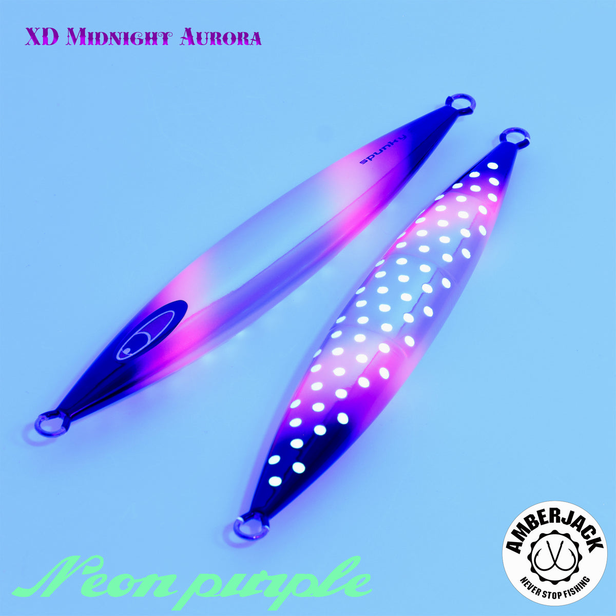 スパンキー XDミッドナイトオーロラ / 裏ドットグロー シーフロア