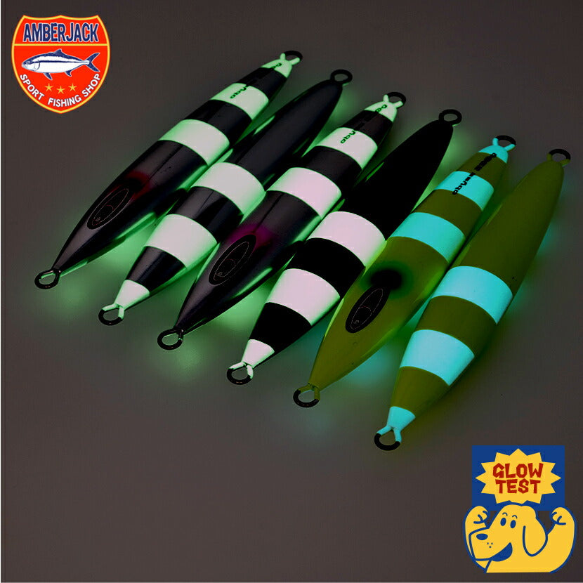アビスAJ別注ハーフゼブラSP/カラーグローRZHALFZEBRASERIESSEAFLOORCONTROLシーフロアコントロールabyssジギングメタルジグ180g200g230g260g290g