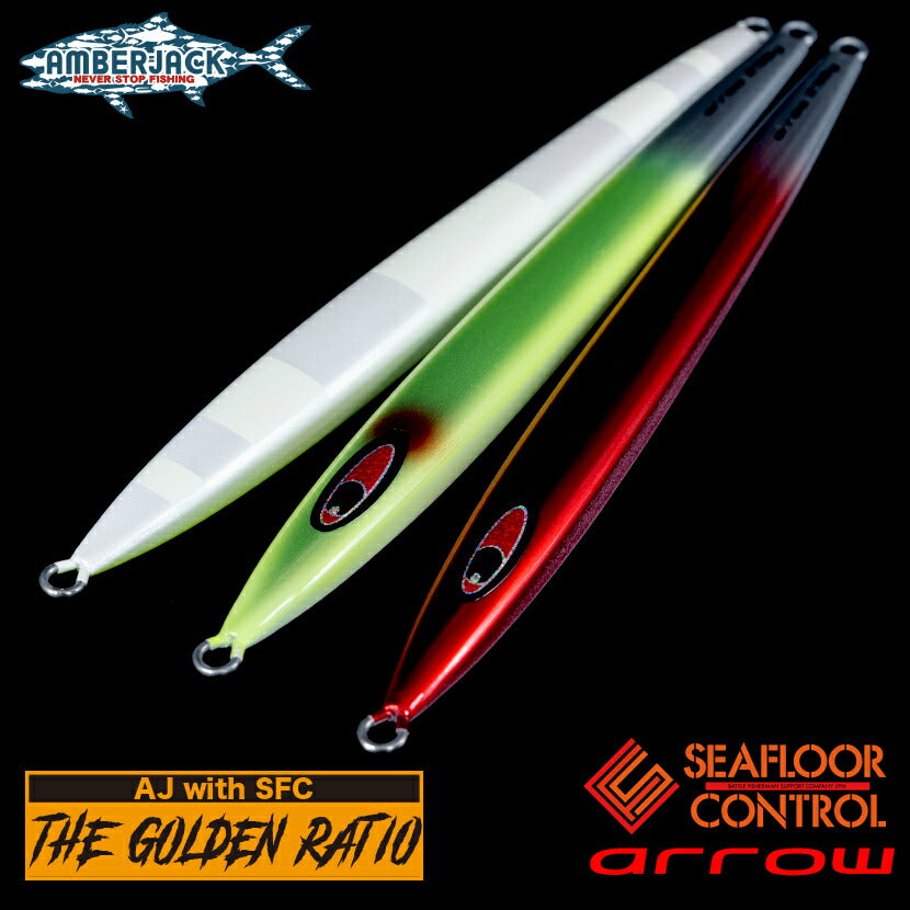 SEAFLOOR CONTROL メタルジグ 600g アーク 10%OFF SALE】ARC XA RED PIKE SEAFLOOR CONTROL – AMBERJACK