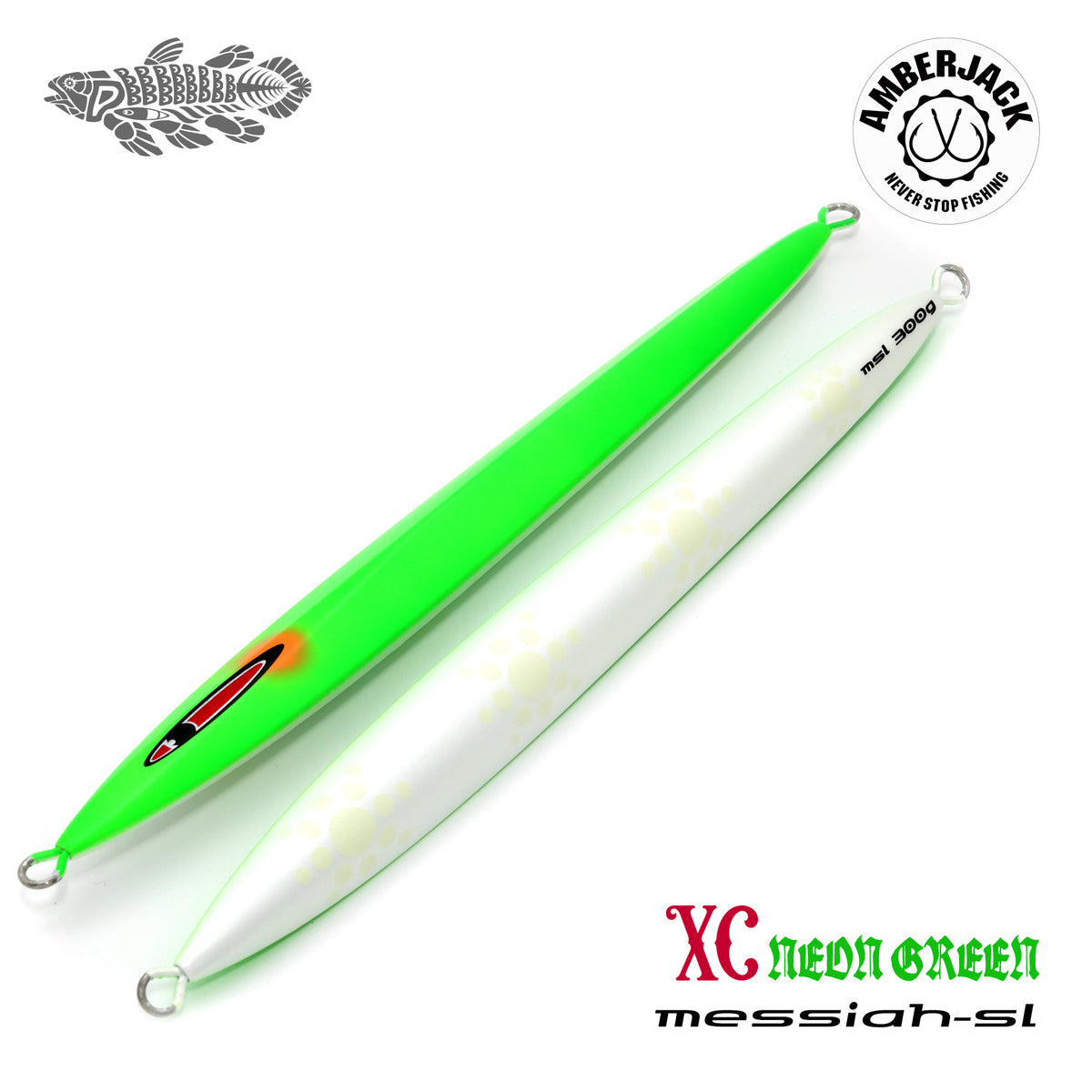 メサイアセミロング XCマットネオングリーン / 裏パールノクチルカ