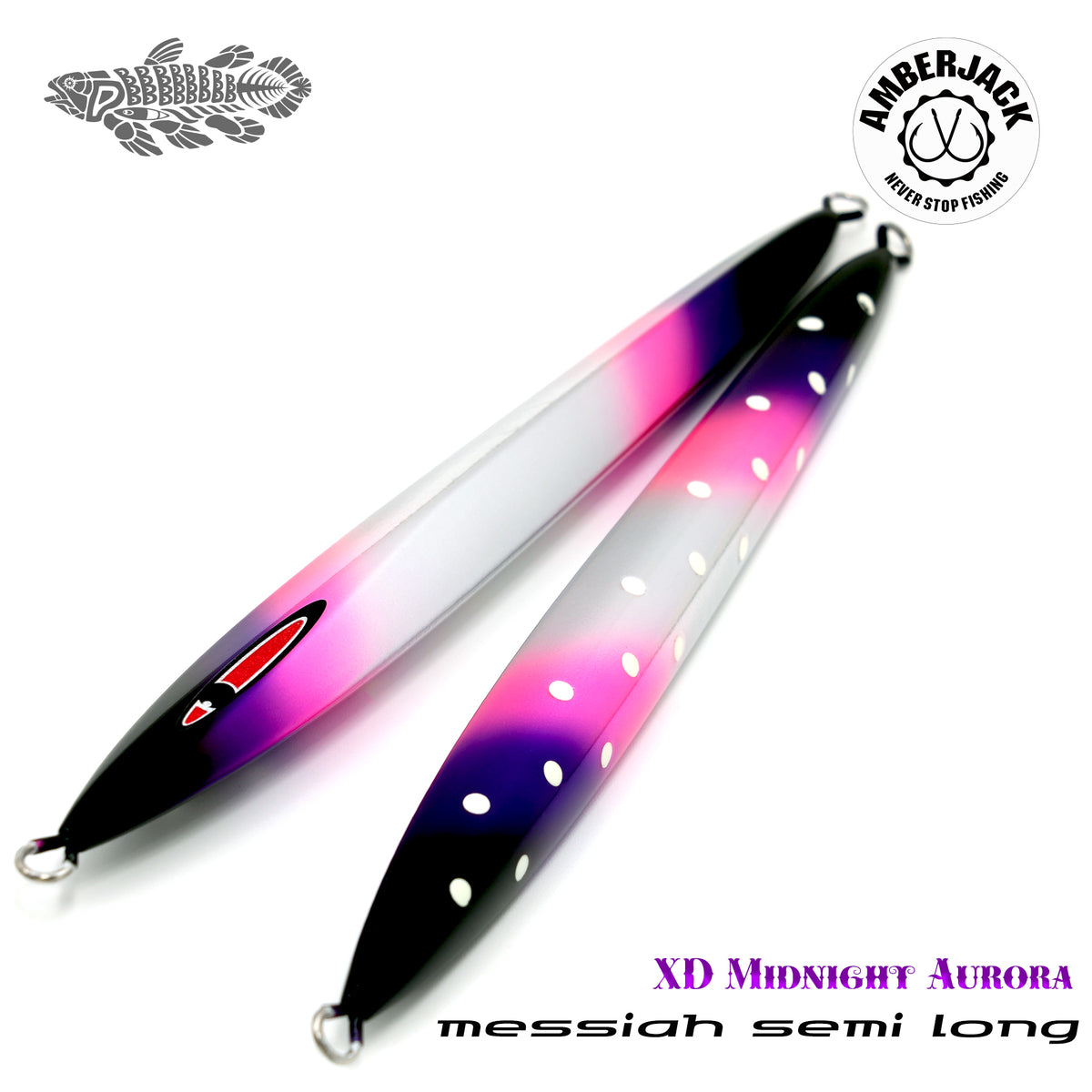 シーフロアコントロール　メサイア　メサイアセミロング メサイアセミロング XDミッドナイトオーロラ / 裏ドットグロー シー