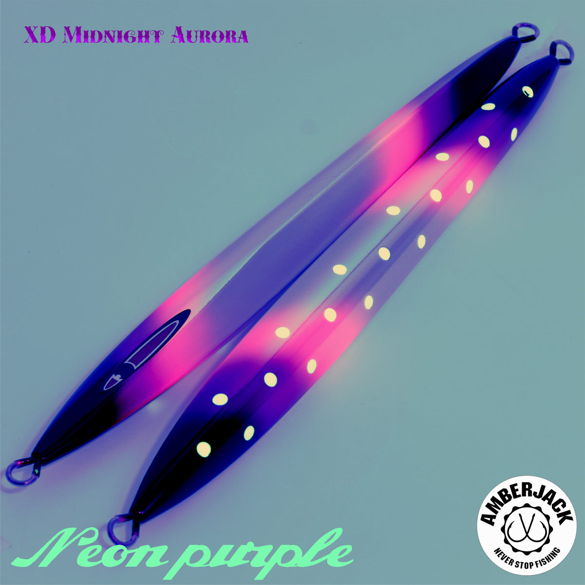 メサイアセミロング XDミッドナイトオーロラ / 裏ドットグロー シー