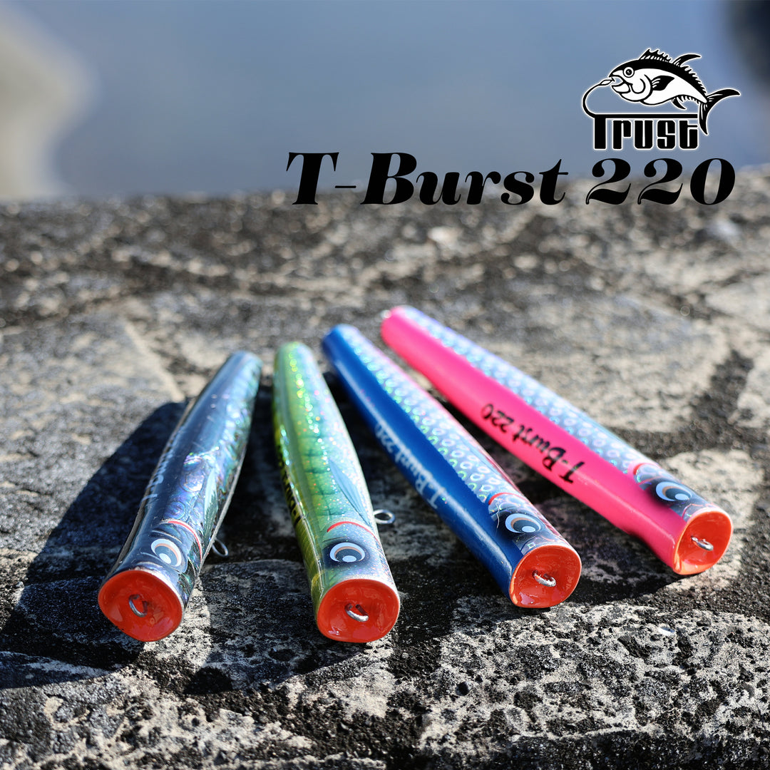 Tバーストポッパー 遊漁船TRUST岡田船長 T-BURST 220mm POPPER LIMITED EDITION