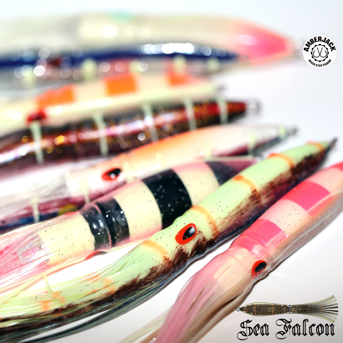 50%OFF SALE】SEAFALCON SLOW-SQUID BLUING-HEARTS – AMBERJACK