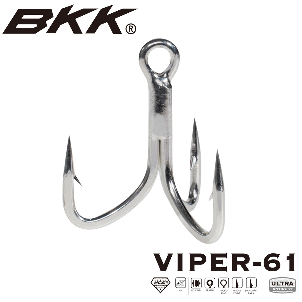 BKKバイパー61 トレブルフック BKK VIPER61 TREBLE HOOK