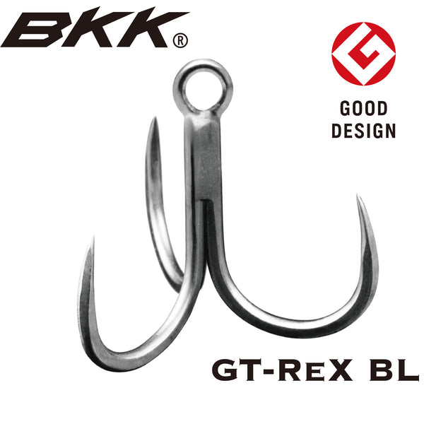 GTレックス バーブレス トレブルフック BKK GT-REX BL TREBLE HOOK