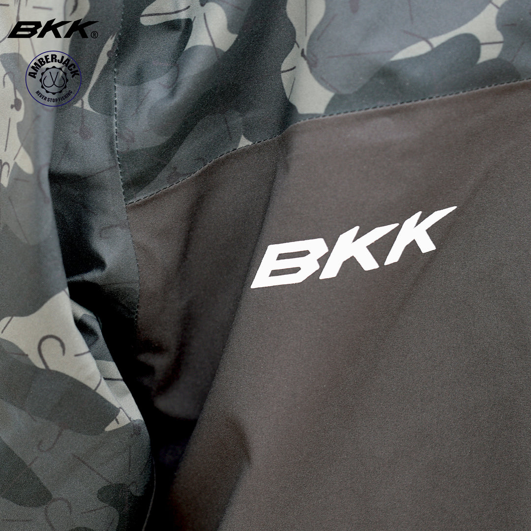 BKK ライトレインジャケット  ブラックカモ