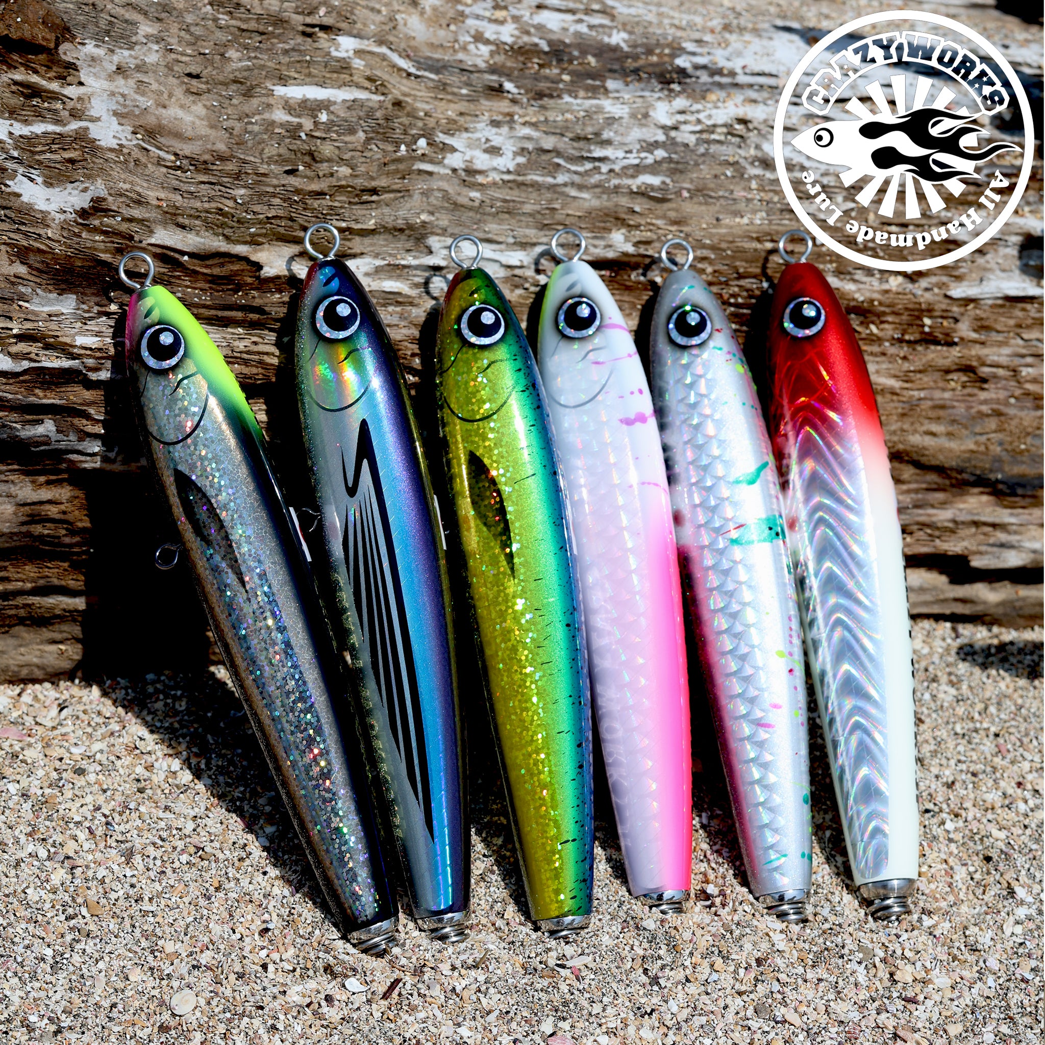 CRAZY WORKS BABEL 195 WOOD PENCIL PLAG – AMBERJACK