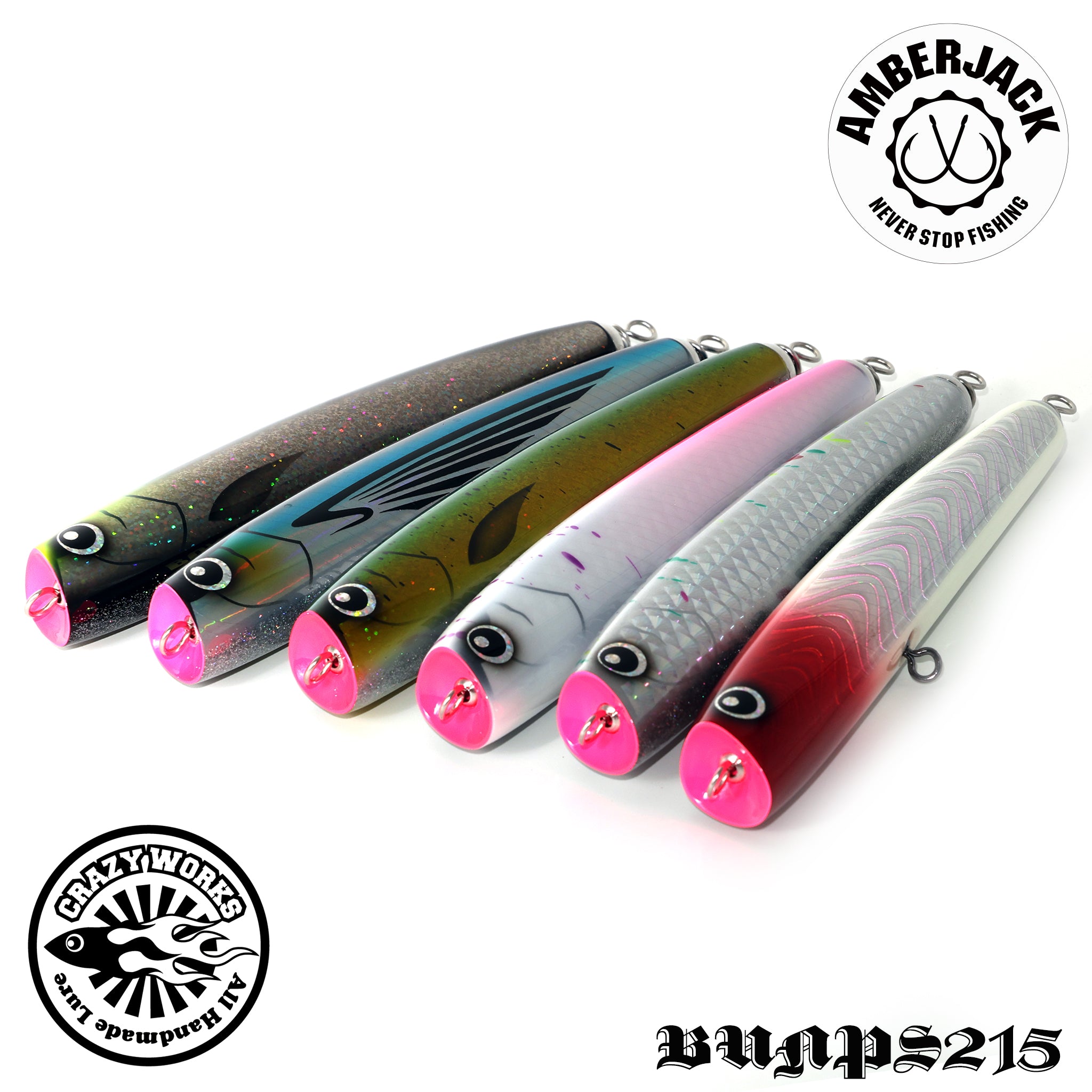 クレイジーワークス　BUNPS215　バンプス215 CRAZY WORKS BUNPS 215 WOOD PENCIL PLAG – AMBERJACK