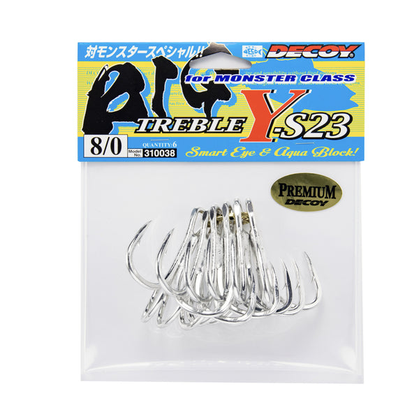 トリプルフック ビッグトレブル Y-S23 カツイチ デコイ KATSUICHI DECOY BIG TREBLE HOOK