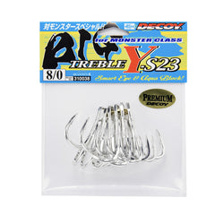 トリプルフック ビッグトレブル Y-S23 カツイチ デコイ KATSUICHI DECOY BIG TREBLE HOOK