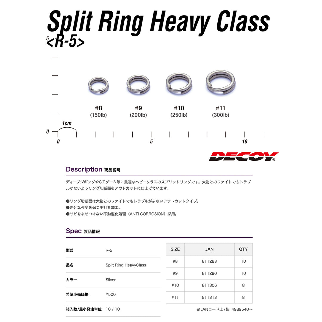 DECOY SPLIT RING HEAVY CLASS R-5