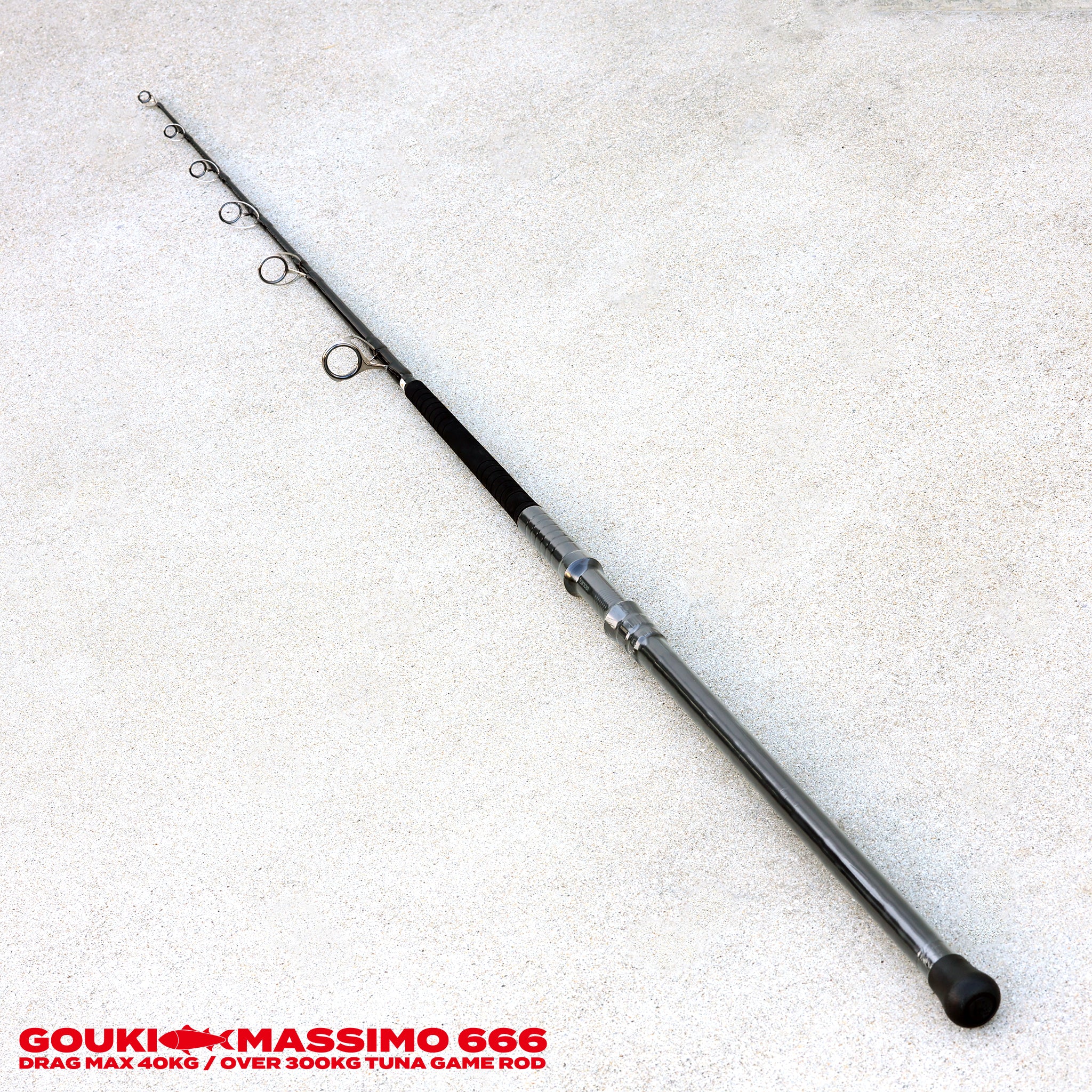 即納】GOUKI MASSIMO 666 HI-POWER MONSTER TUNA CASTING ROD 剛樹