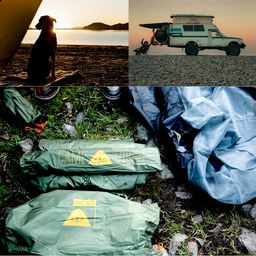 【同時購入不可】バッカン36LsandbeigecamouflageサンドベージュカモフラージュPOLeR×SLOWLIFE×AMBERJACK【ポーラーバッカン単体で全国一律送料無料】