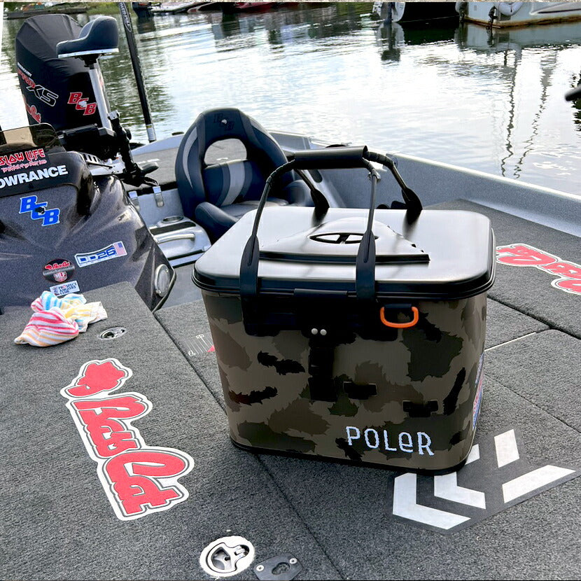 【同時購入不可】バッカン36LsandbeigecamouflageサンドベージュカモフラージュPOLeR×SLOWLIFE×AMBERJACK【ポーラーバッカン単体で全国一律送料無料】