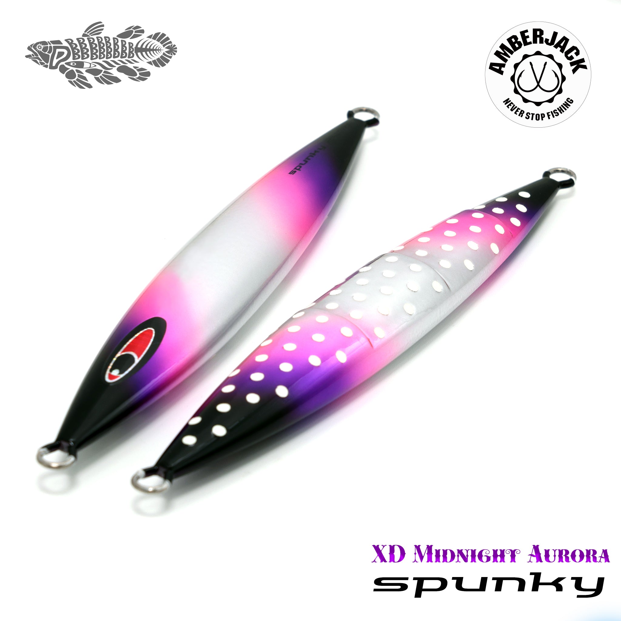 スパンキー XDミッドナイトオーロラ / 裏ドットグロー シーフロア