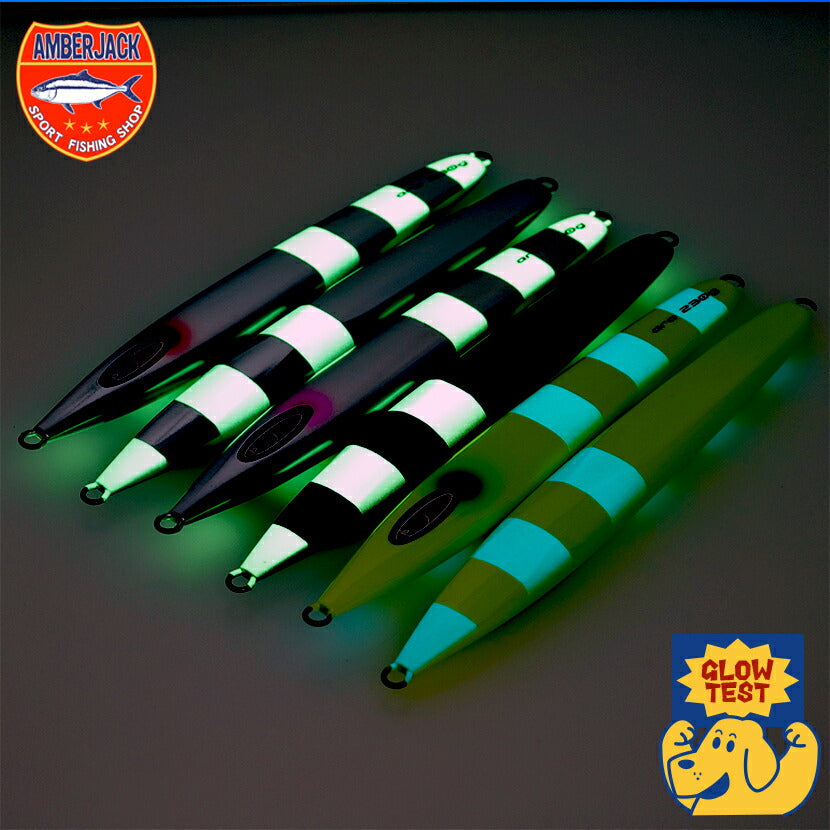 アークAJ別注ハーフゼブラSP/カラーグローRZHALFZEBRASERIESSEAFLOORCONTROLシーフロアコントロールarcジギングメタルジグ170g200g230g260g290g320g350g400g450g