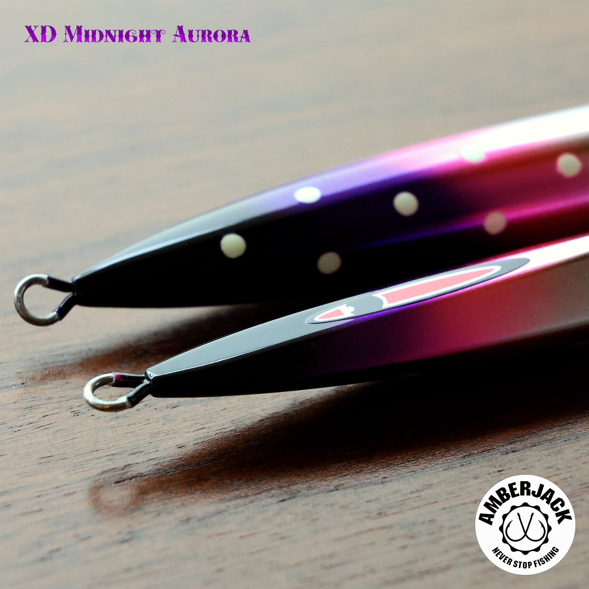 メサイアセミロング XDミッドナイトオーロラ / 裏ドットグロー シー